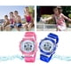 thumbnail image 3 of FELTECHELECTR Reloj digital para niños, resistente al agua, con correa de silicona, luminoso, para estudiantes (azul), 3 of 3