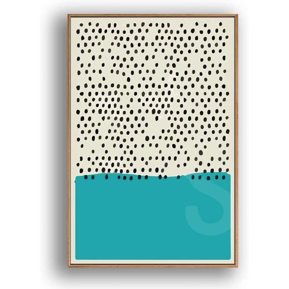 IDEA4WALL Framed Canvas Art Abstract Illustration Picture Prints for Modern Home Wall Decoration