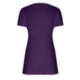thumbnail image 5 of Aloohaidyvio Tops for Women,Womens Casual V-Neck Bow Sexy Short-Sleeved T-Shirt Top, 5 of 6