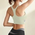 thumbnail image 3 of YUTK Plus Size Bras for Women - Women's New Shockproof Running Fitness Drying Plus Size Gathered Back Yoga Sports Bra Green Xxl, 3 of 3
