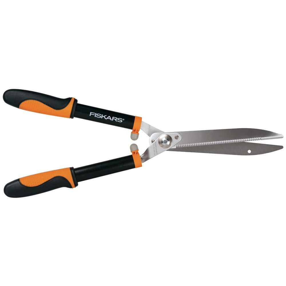 Fiskars 23" Hedge Shears, Power-Lever Softgrip Hedge Clippers with Steel Blade