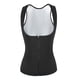 thumbnail image 5 of Corsé de sudor para mujer, chaleco de sudor para Sauna, corsé de compresión con cremallera, chaleco adelgazante para Fitness, 5 of 12