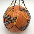 thumbnail image 4 of transemion Soccer Mesh Bag with Drawstring Basketball Carrier Hand-made Polypropylene Volleyball Storage Holder for Gym Accessory, 4 of 8