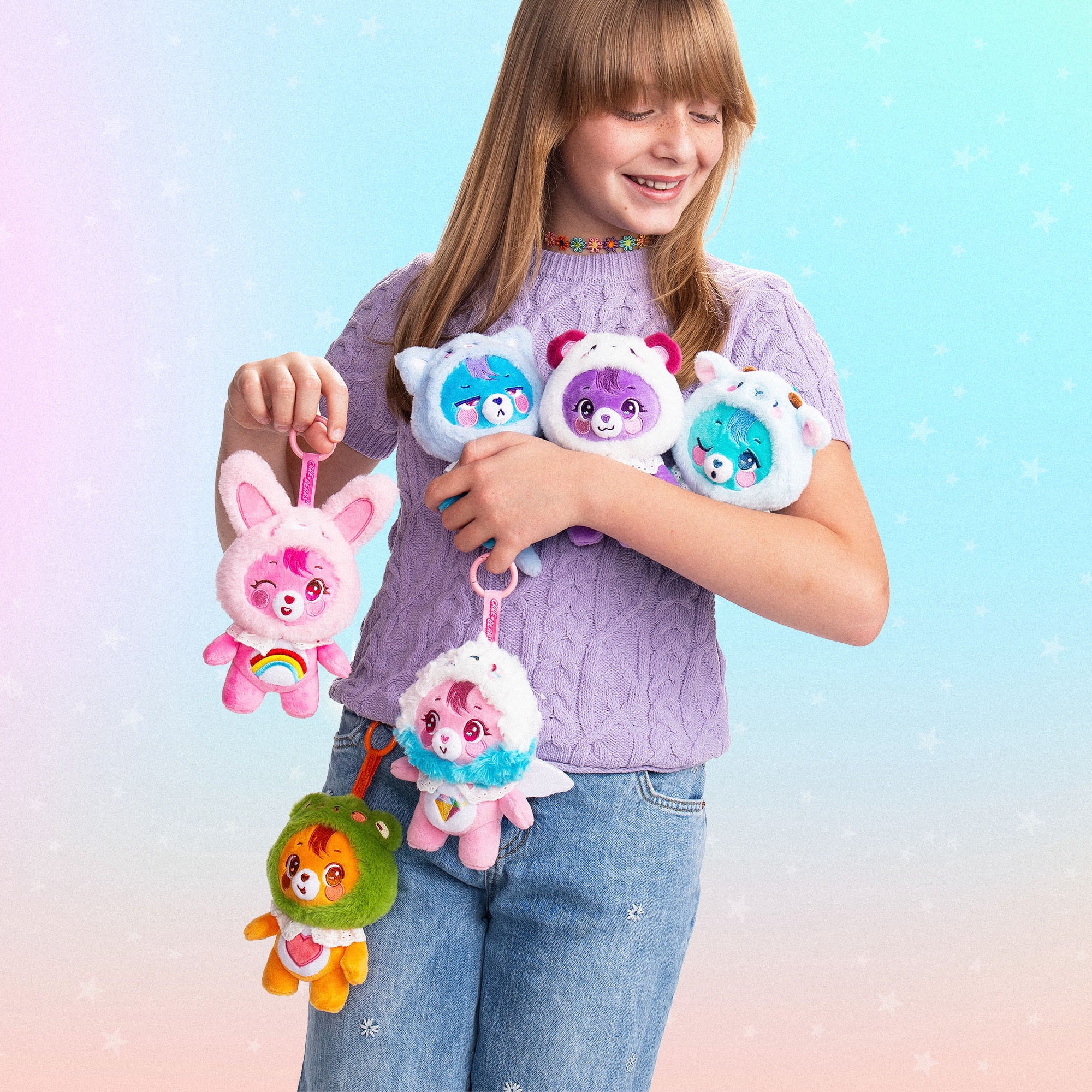 Care Bears Cutie Companions 6" Plush Dangler Assortment