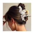 thumbnail image 1 of wonima44 CAKURE Flower Claw Clips Metal Hair Clips Wedding Hair Claw Clip Fancy Hair Accessories for Women, 1 of 1