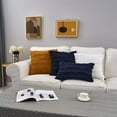 thumbnail image 3 of Ropa de cama Fundas de almohada para sofá cama, almohadas decorativas de lino y algodón, fundas de cojines, 18 x 18 pulgadas, juego de 2 Ormromra WMPH-1245-1, 3 of 8
