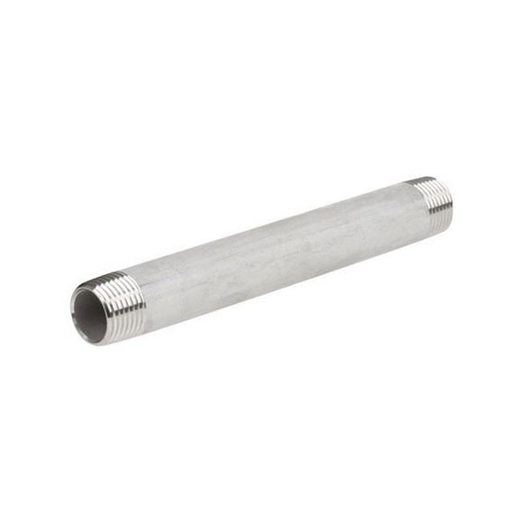 Smith Cooper 4809919 1.25 x 6 in. Stainless Steel Pipe Nipple&#44; 1.25 in. dia.