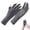 Dark Gray, variant on Djiypn Ultra Thin Full Finger UV Protection Gloves Driving Gloves for Women Men, 1-Pair Ice Silk UV Gloves Summer Gloves, Black