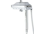 thumbnail image 4 of AquaPower 11-in Rain Showerhead Shower System with Pivoting Shower Arm and PULSE AquaPower Spray Chrome, 4 of 4