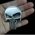 thumbnail image 5 of 4Pcs Car Stickers Metal 3D Skull Car Logo Car Styling Accessories Metal Sticker, 5 of 5