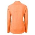 thumbnail image 3 of Women's Cutter & Buck  Heather Orange New York Mets Adapt Eco Knit Raglan Full-Zip Jacket, 3 of 3