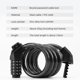 thumbnail image 3 of Candado de cable para bicicleta, cable de seguridad para bicicleta, candado para bicicleta eléctrica de 5 dígitos, candado para bicicleta con código combinado, candado para cadena, 3 of 5