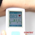 thumbnail image 4 of Monitor ECG CONTEC PM10 Bluetooth Frecuencia Cardíaca Pantalla LCD, 4 of 9