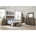 thumbnail image 4 of Progressive Furniture Baldwin 5-Drawer Wood Chest In Weathered Gray Brown, 4 of 4