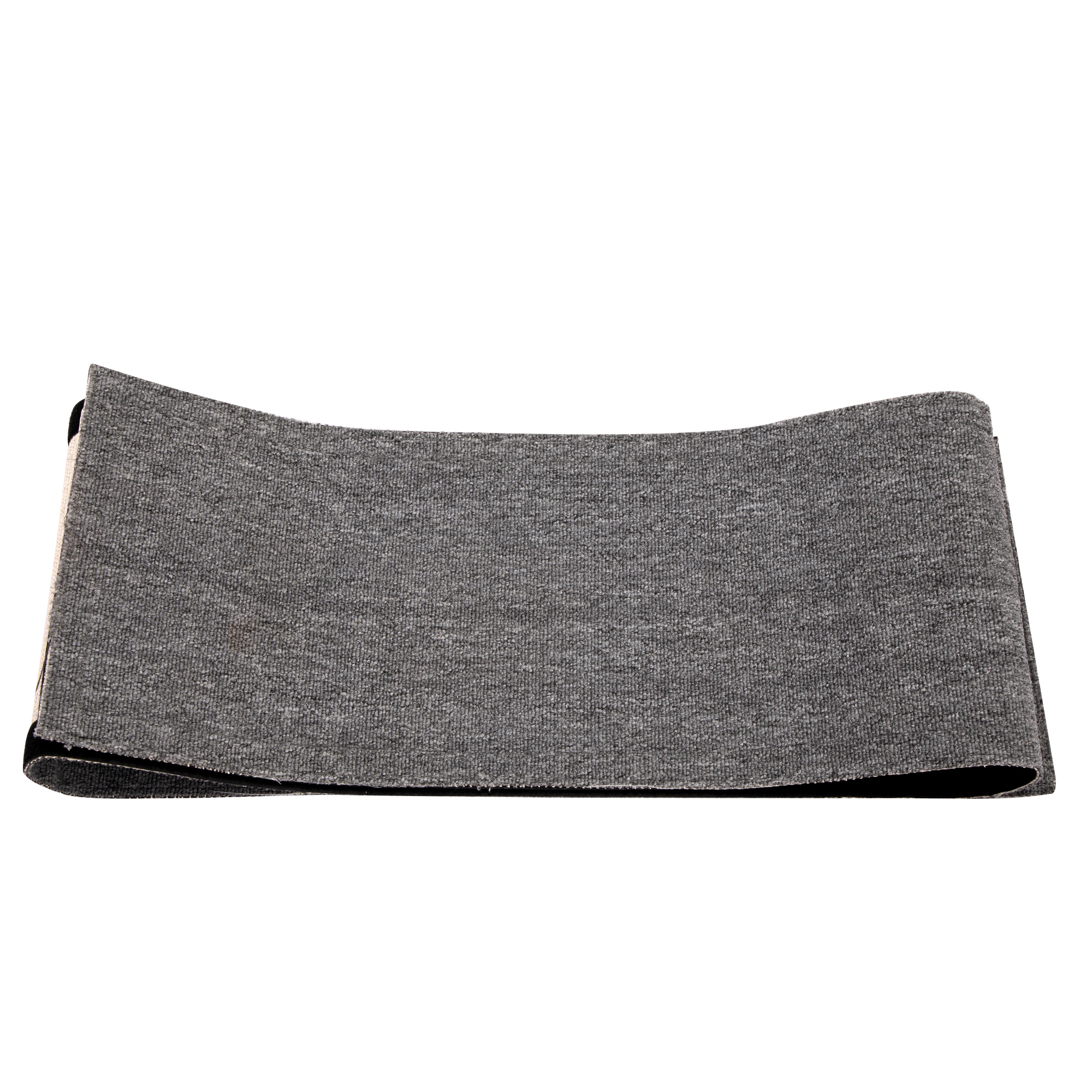 resenkos 34 Inch Round Hamster-Wheel Style Cat Exercise Wheel with Carpet Runway, Wooden Sisal-Covered Cat Scratcher Toy, Beige