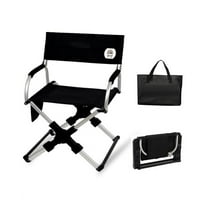 YTZ Outdoor Portable Folding Director's Chair with Carry Bag for Camping, Lawn, Sports and Fishing