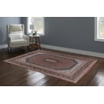thumbnail image 2 of Linon Home Decor Emerald Area Rug Collection, Red and Blue, 5' x 7', 2 of 6