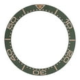 thumbnail image 1 of Anillo de bisel de cerámica para reloj de 38 mm, inserto de bisel, piezas de repuesto, accesorio para relojero, base verde, chorro de arena., 1 of 14
