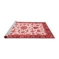 thumbnail image 2 of Ahgly Company Machine Washable Indoor Round Oriental Red Traditional Area Rugs, 8' Round, 2 of 4