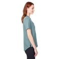 thumbnail image 3 of North End NE102W Women's Replay Recycled Polo-OPAL BLUE-XS, 3 of 3