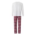 thumbnail image 4 of Disfraz Premium Conjunto navideño para padres e hijos Conjunto de ropa de dormir a cuadros con estampado de ciervos para el hogar (Hombres blancos-L) Ygjytge Blanco T L para Unisex, 4 of 8