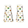 thumbnail image 7 of Bingfone Funny Chicken Print Women's Sleeveless Dress, Loose Fit Summer Casual Dress, Comfortable and Lightweight Dress for Daily Wear, 7 of 7