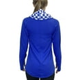 thumbnail image 2 of Women's Royal Kentucky Wildcats Funnel Neck Half-Zip Pullover Sweatshirt, 2 of 2