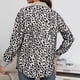 thumbnail image 4 of Chaqueta y abrigo informal de manga larga sin capucha para mujer, nueva chaqueta de manga larga con botones y estampado de leopardo, abrigo camisero para mujer, 4 of 5