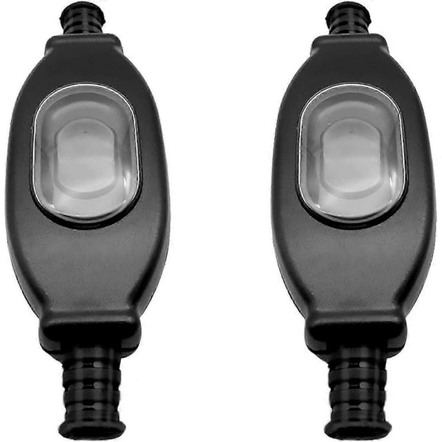 Line Cord Switch, 2 Pieces 250v Waterproof Cord Switch, Ip65 Certification Dustproof and Waterproof Cord Switch for Lamps Electrical Appliances Transf