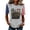 Light Gray, variant on Women's 911 25th Anniversary Tshirt We Will Never Forget 9/11 Tee Vintage 911 Memorial 25th Anniversary Tee Tops