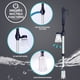 thumbnail image 5 of Xihbxyly Limpiador de Grava para Acuarios, Aspirador Automático 4 En 1 con Sifón, Potente Bomba de Succión, Cambio de Agua, Lavado de Arena, Eliminación de Estiércol, Fácil Mantenimiento de La Pecera, 5 of 7