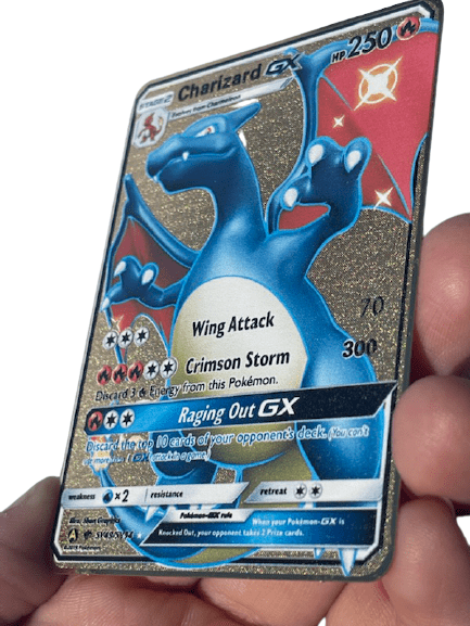 Pokemon Charizard Gx Metal Card Walmart Com