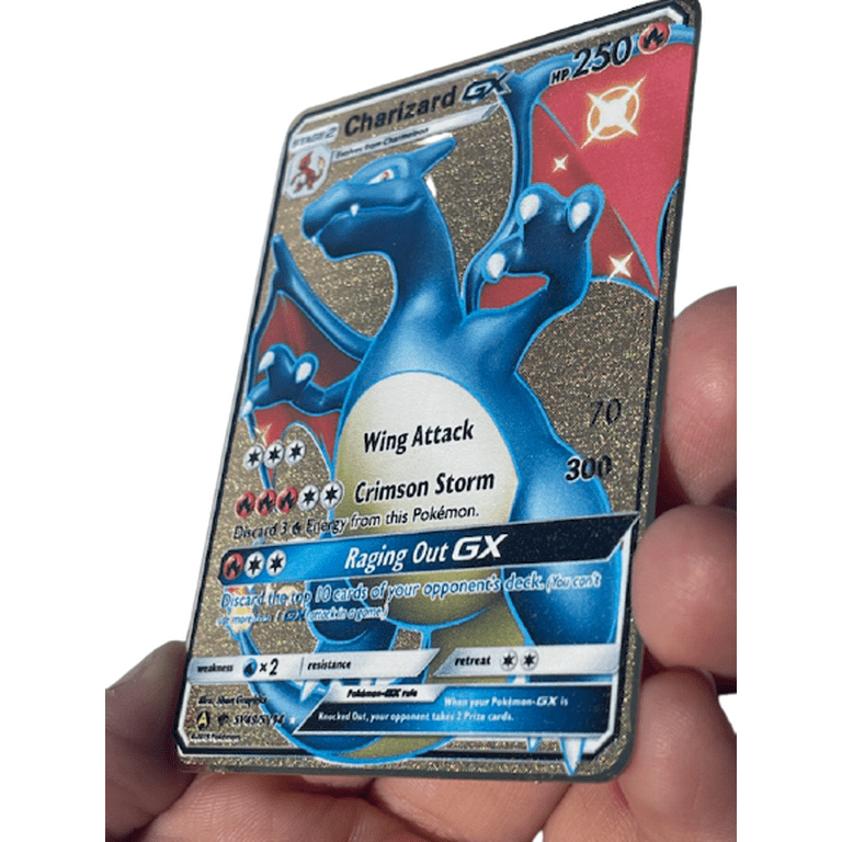 Pokemon Charizard Gx Metal Card - Walmart.Com
