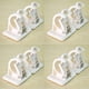 thumbnail image 1 of Ganchos adhesivos para cortinas Sincero soporte para bastón paquete de 8 color blanco, 1 of 5