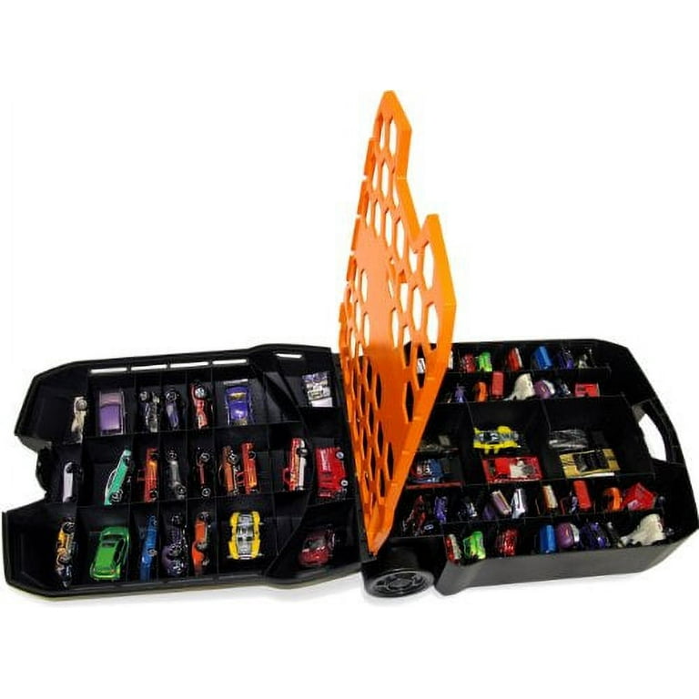 Hot wheels 100 sales car case walmart