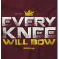 thumbnail image 2 of Every Knee Will Bow Scripture Hoodie Sweatshirt Women Men Brisco Brands S, 2 of 6