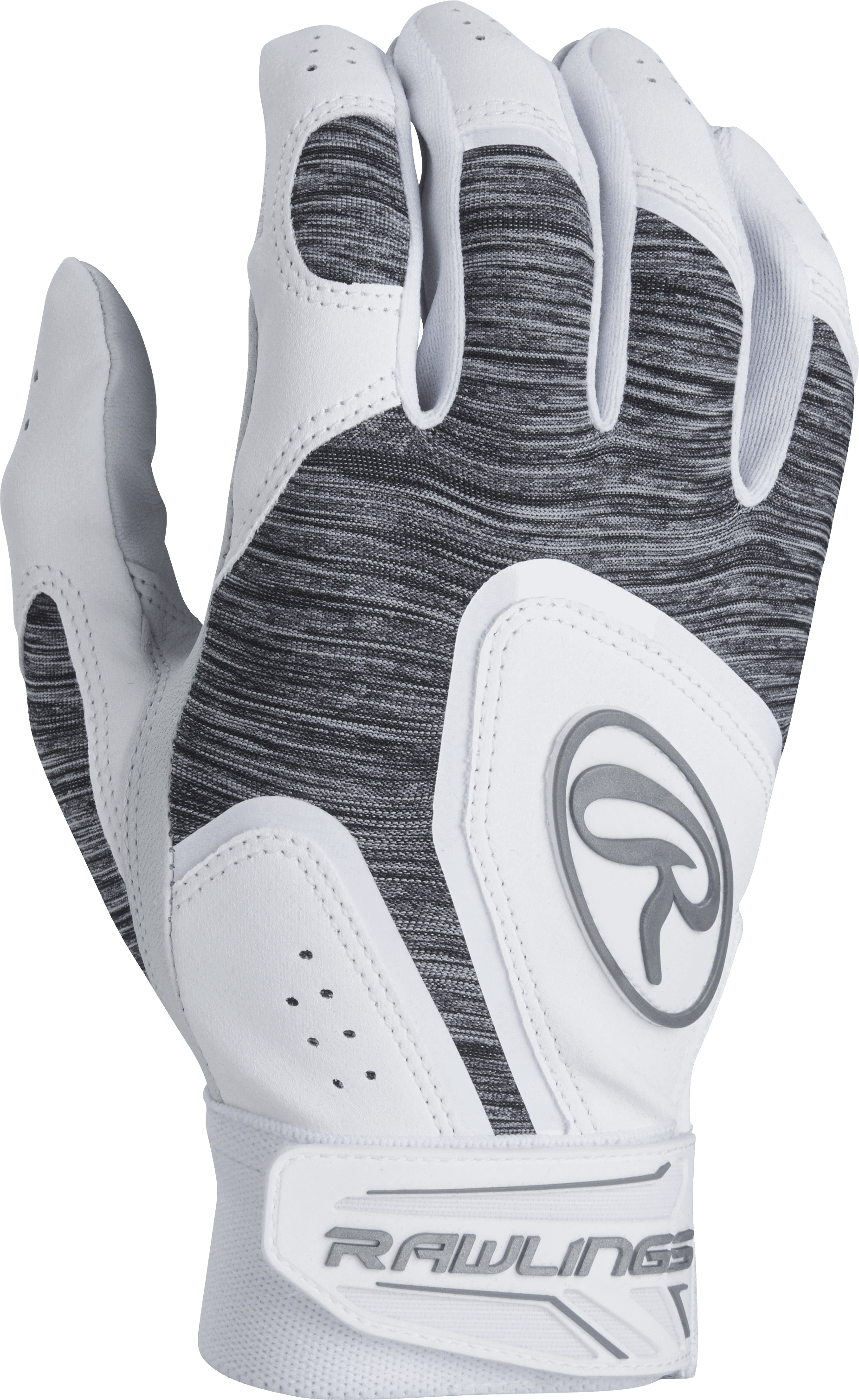 Rawlings Youth 5150 Batting Gloves, White