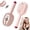 Pink, variant on 3-in-1 Electric Mist Detangling Brush for Frizz & Scalp Massage Rechargeable Ionic Hair Brush for Daily Hair Care