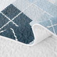 thumbnail image 5 of Erosebridal Vintage Geometric Rhombus Quilt Full,Modern Art Full Bedspread Sets For Boys,3pcs, 5 of 7