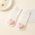 thumbnail image 3 of Odeerbi Cotton Socks for Baby Infant Boys Girls Non-Slip Cute Soft Crew Socks Spring Summer Mesh Breathable Mid Tube Floor Socks, 3 of 3