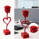thumbnail image 2 of Adorno de rosa impreso en 3D, decorativo, de escritorio, para San Valentín, adorno decorativo de escritorio con forma de rosa, 2 of 8