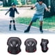 thumbnail image 5 of Soidarity 6 unids/set Kit de patinaje Skateboarding ciclismo rodillera muñequera codera conjunto Ropa Deportiva, Zapatos negro rojo S, 5 of 6