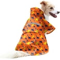 thumbnail image 1 of Large Dog Waterproof Adjustable Rain Poncho Lightweight Reflective Pink XXL, 1 of 6