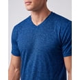 thumbnail image 3 of 5 Pack Men's Dry Fit V Neck Workout T Shirts Athletic Gym Fitness Tees, 3 of 7