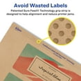 thumbnail image 5 of Avery Kraft Brown Rectangle Labels, 3" x 5", 45 Labels, 5 of 9