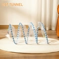 thumbnail image 2 of erfcxs Interactive Cat Tunnel with Toys for Indoor Play S Shape Spring Design Featuring Sisal and Feathers All Breed Feline Entertainment, 2 of 3