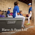 thumbnail image 6 of Coleman Classic 120 QT Hard-Sided Ice Chest Cooler, Silver Ash, 6 of 10