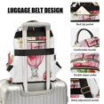 thumbnail image 3 of FORMRS Mini Backpack Purse for Women Quilted Travel Daypack Casual Shoulder Bag, Strawberry Ice Cream Pattern, 3 of 7