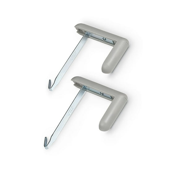 Best-Rite Cubicle Whiteboard Hangers Gray Set of 2 (56389)