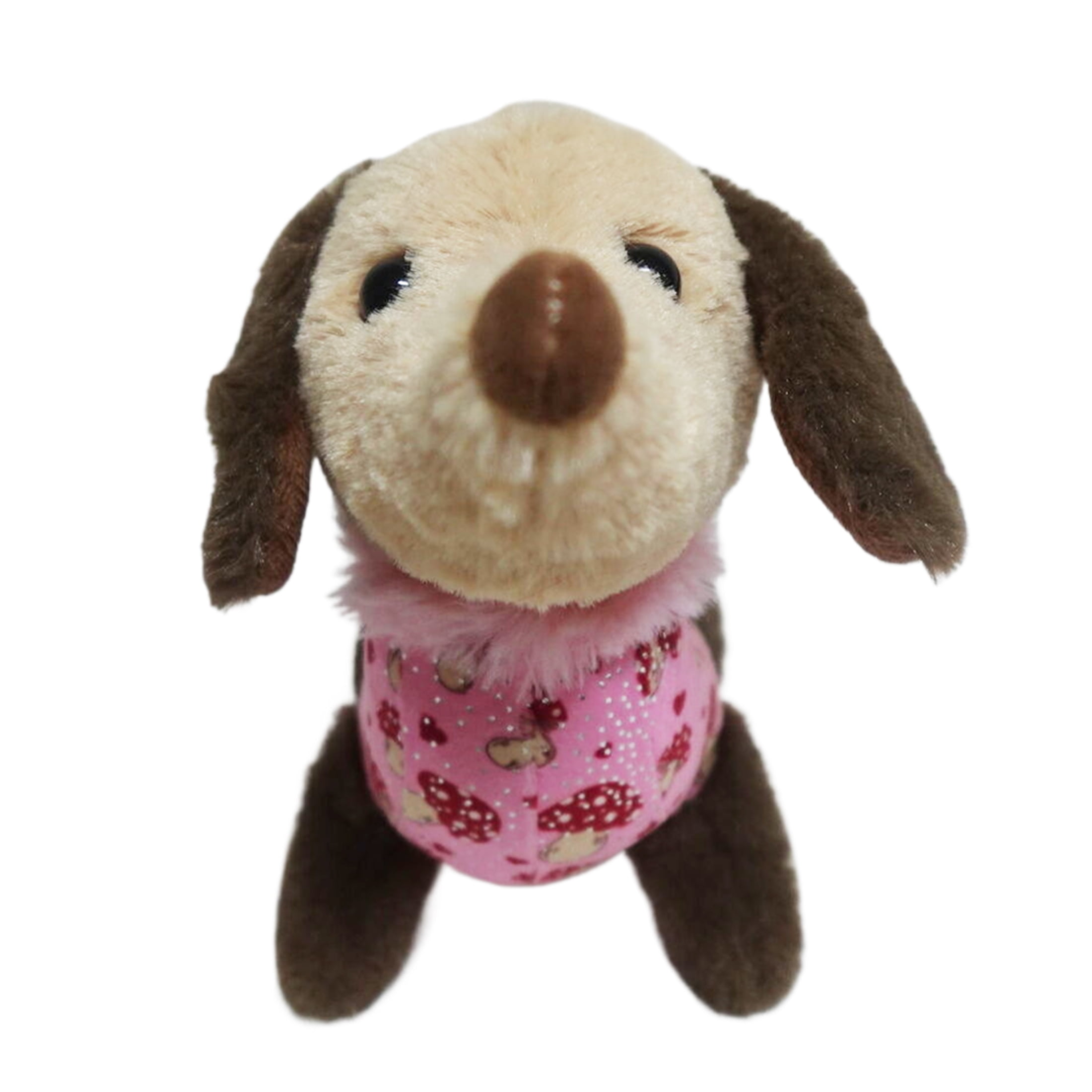 Small Plush Dog Pink, Plush